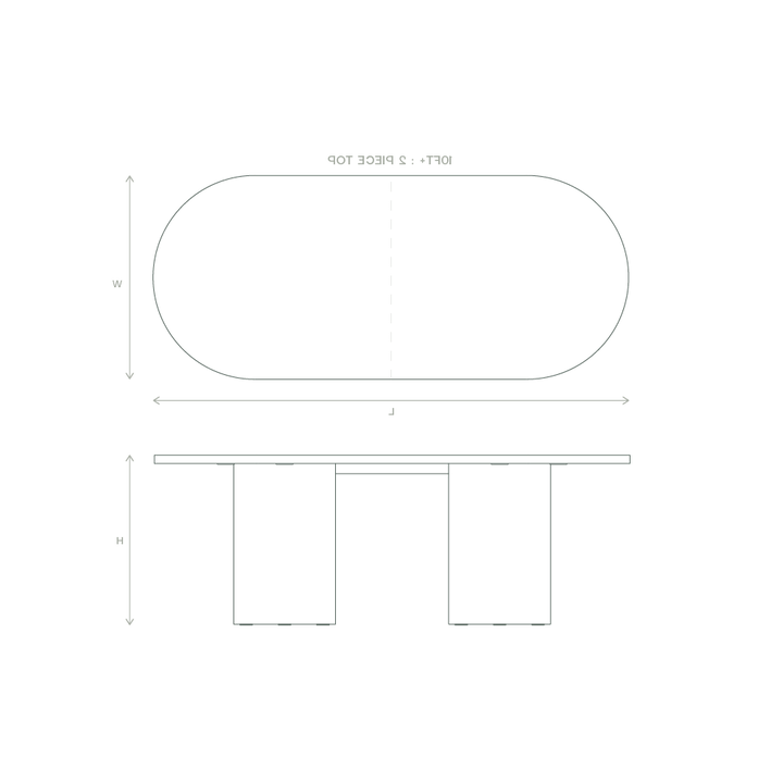 列式餐桌尺寸